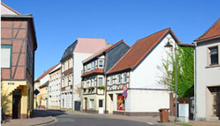 Straße in Bismark (Altmark)